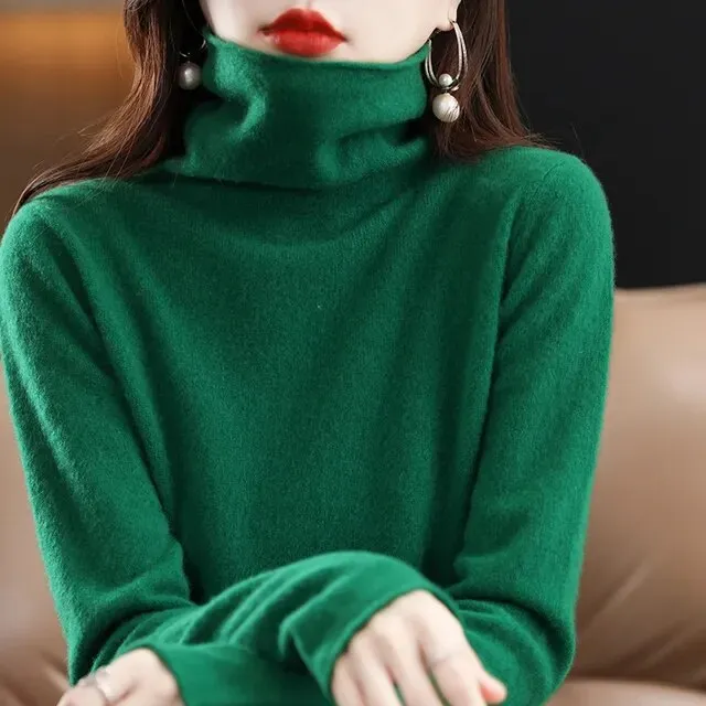 100% Pure Wool Cashmere Sweater Knit Top