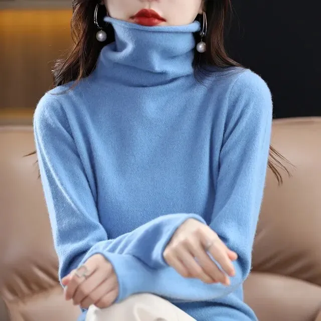 100% Pure Wool Cashmere Sweater Knit Top