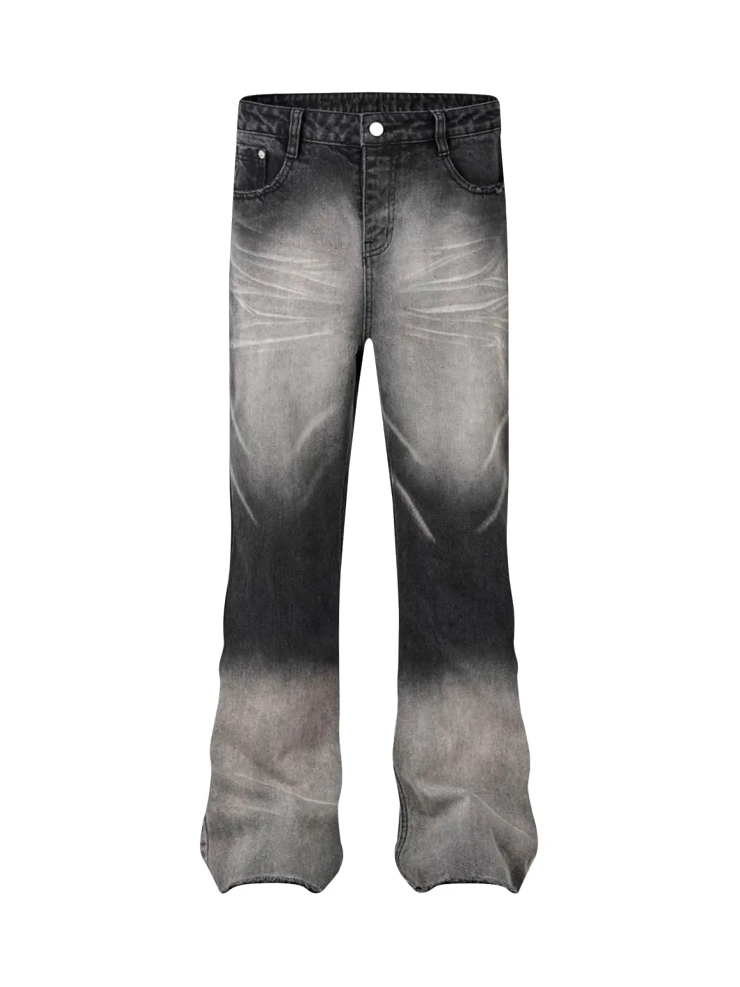 1984 High Street Hip Hop Distressed Washed Jeans