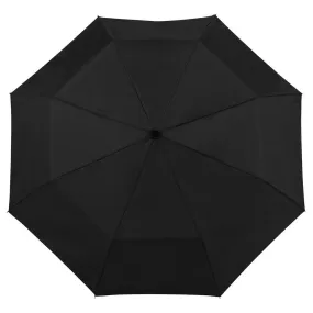 48-Hour Totes Black 42" 3 Section Auto Open Umbrella