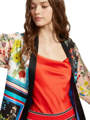 ALICE   OLIVIA - Koko Patchwork Printed Kimono