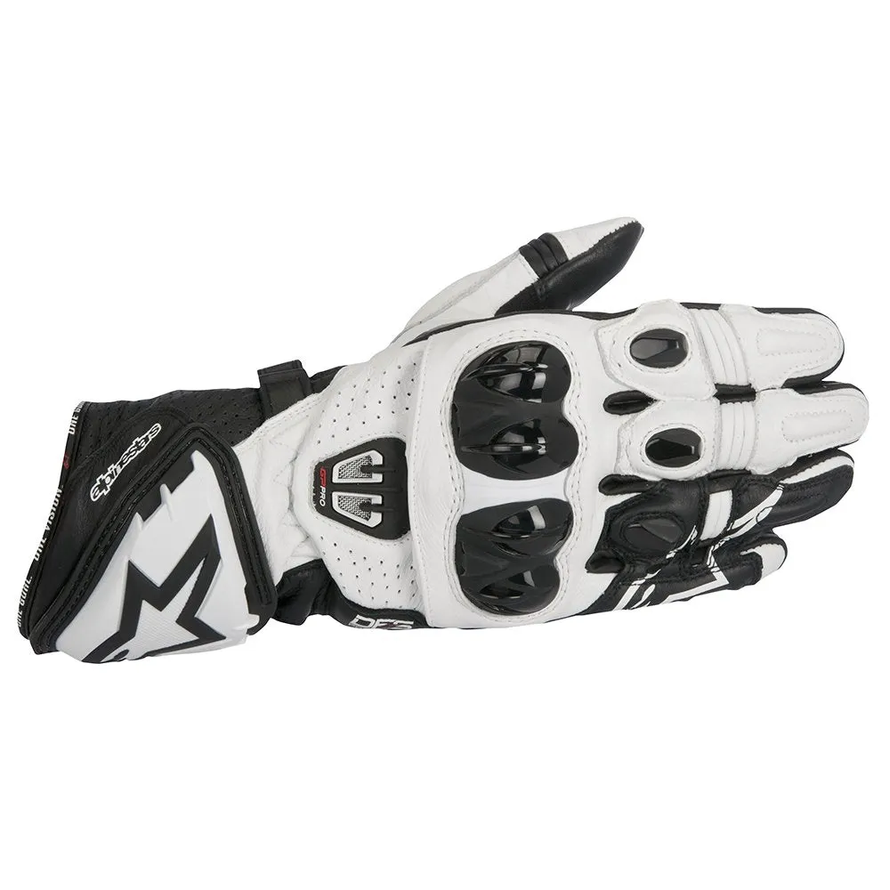 Alpinestars GP Pro R2 Motorcycle Gloves Black White