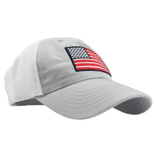 American Flag Red White Blue Silver - RANGE HAT