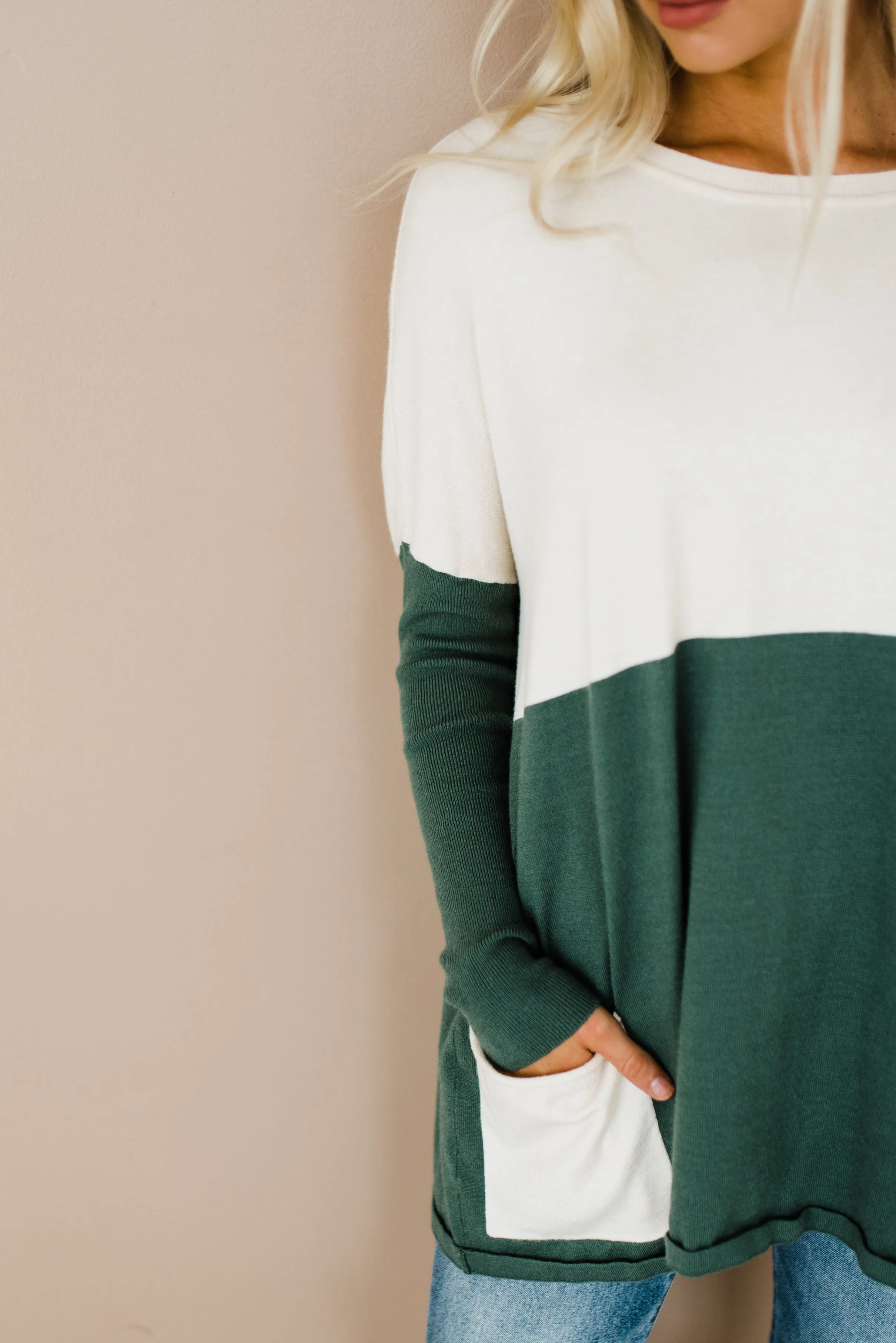 Andi Sweater in Hunter Green