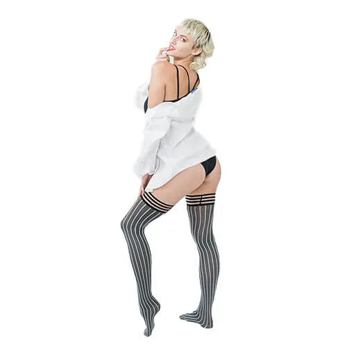 Annabelle Perfect Pinstripe Thigh-High