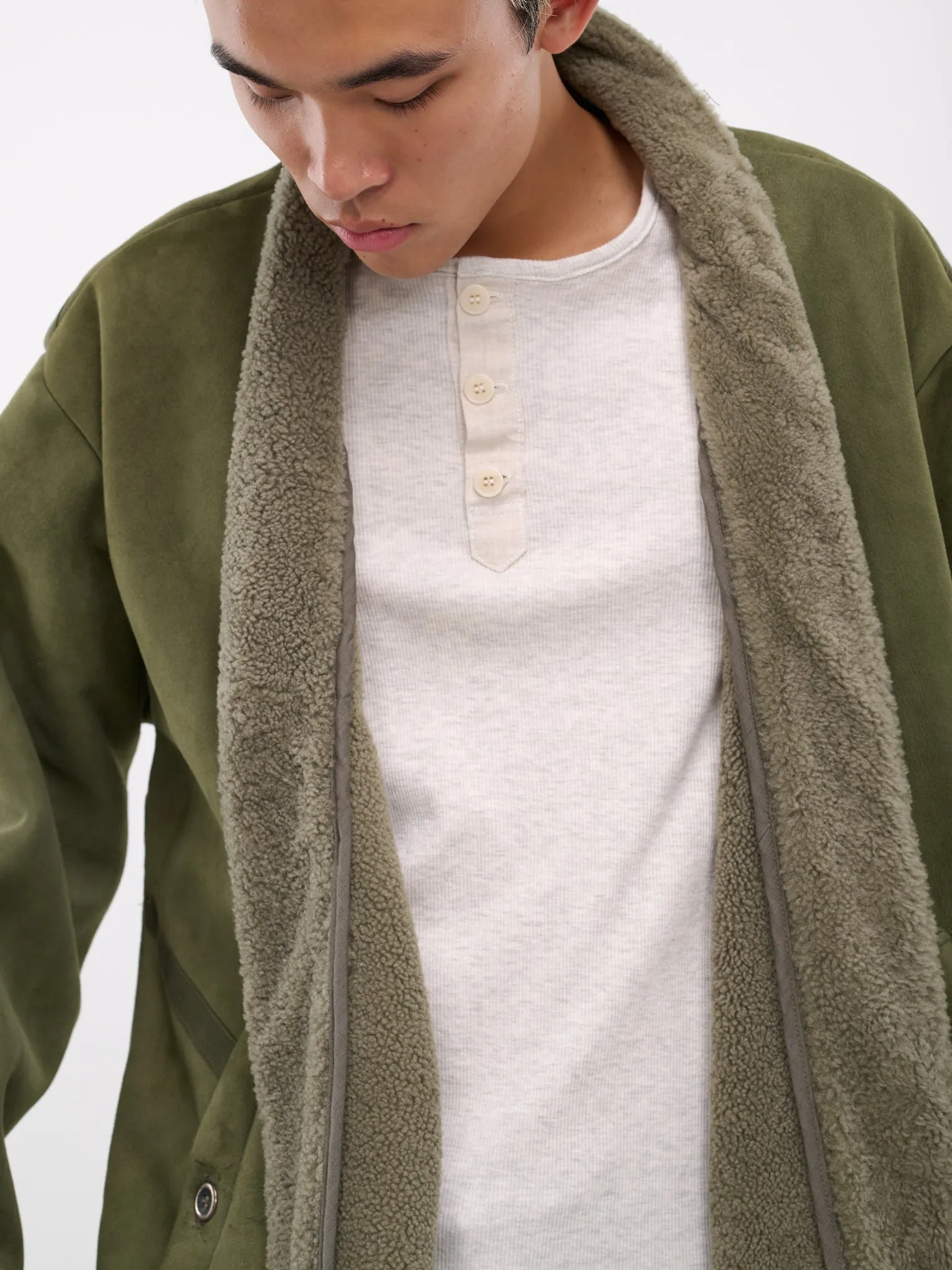 Army Shearling Jacket (JM019-ARMY)