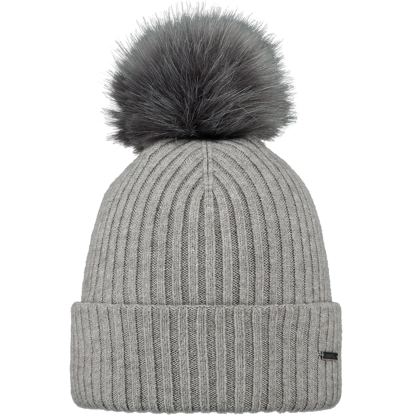 Barts Womens Kenzie Big Stretchy Faux Fur Pom Bobble Hat