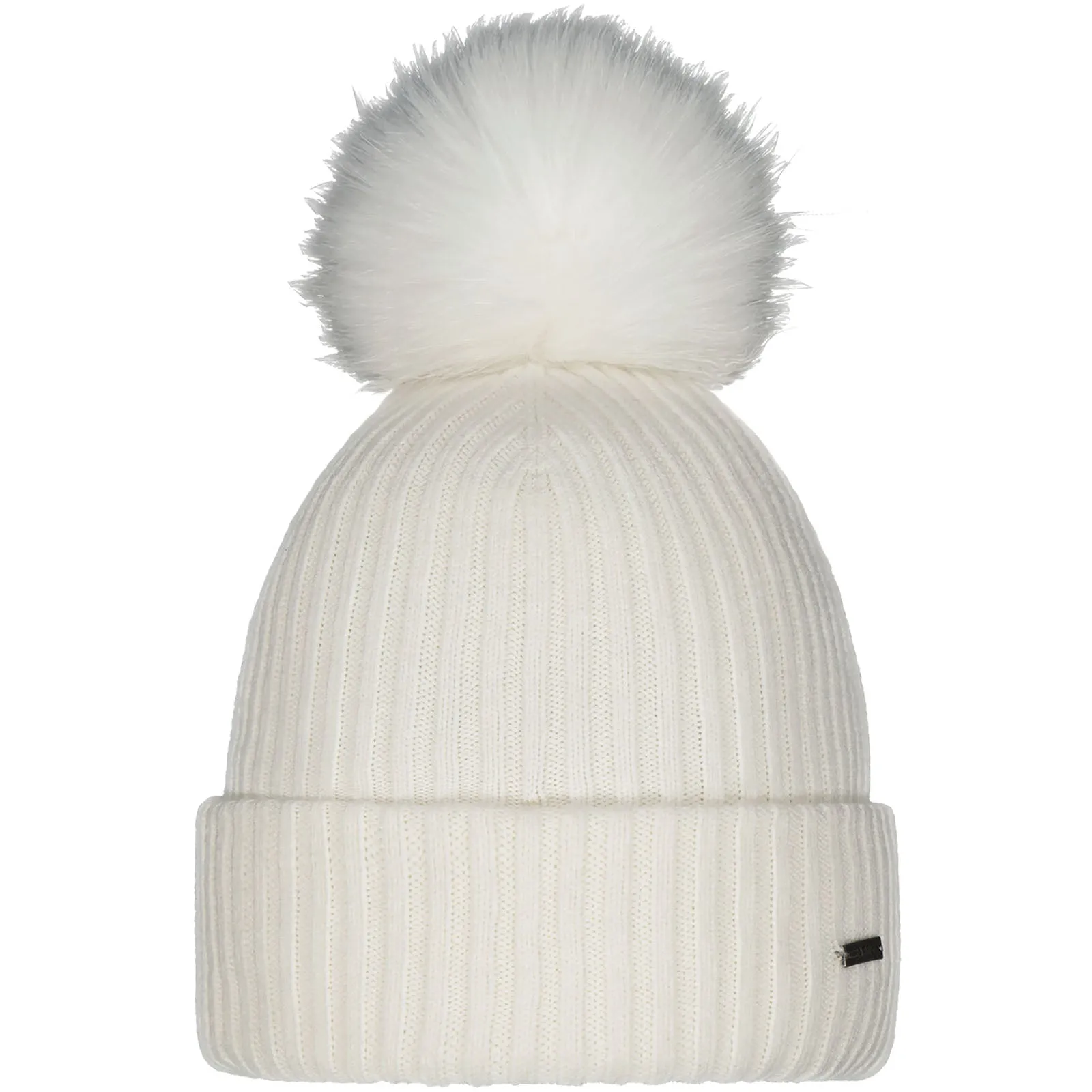 Barts Womens Kenzie Big Stretchy Faux Fur Pom Bobble Hat