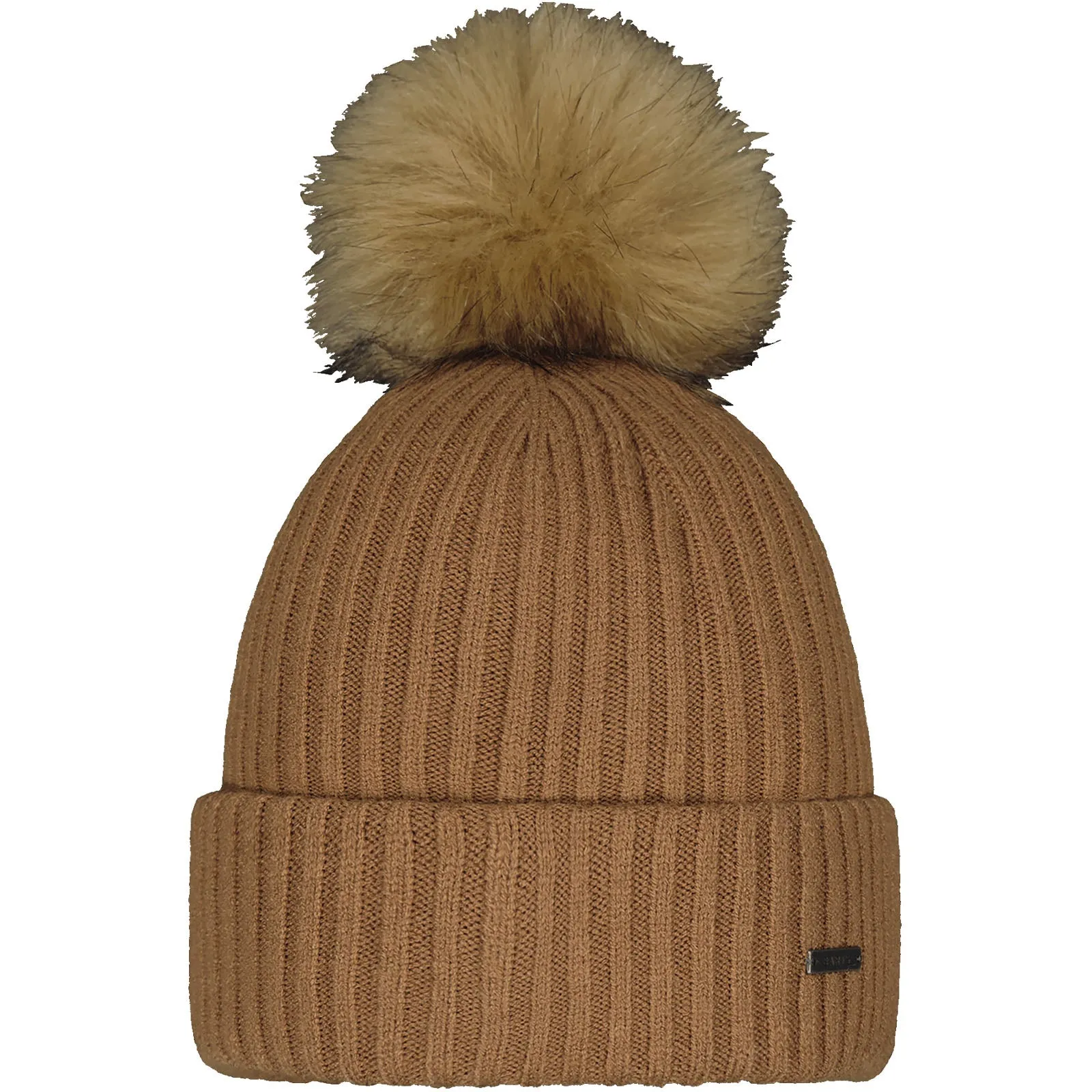 Barts Womens Kenzie Big Stretchy Faux Fur Pom Bobble Hat