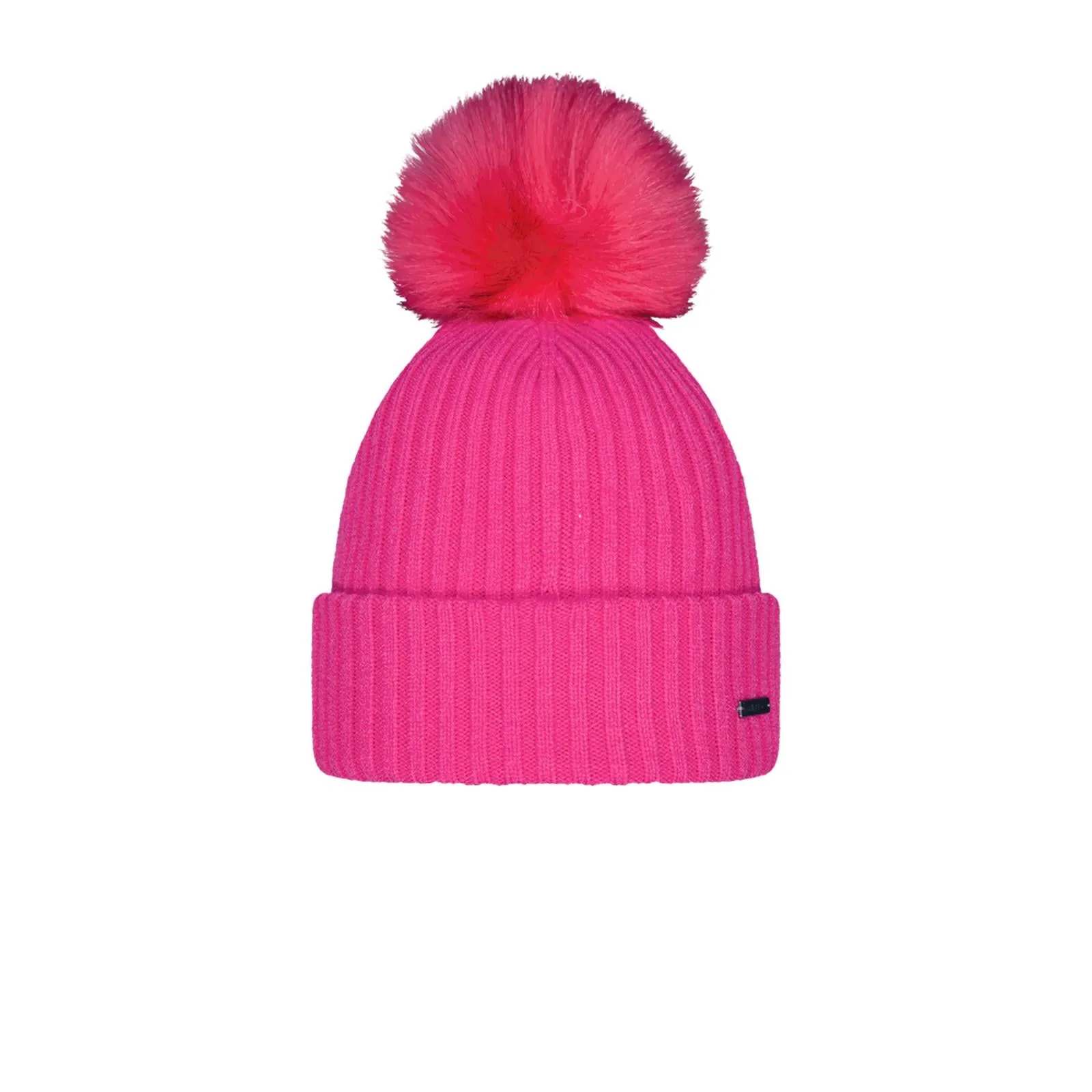 Barts Womens Kenzie Big Stretchy Faux Fur Pom Bobble Hat