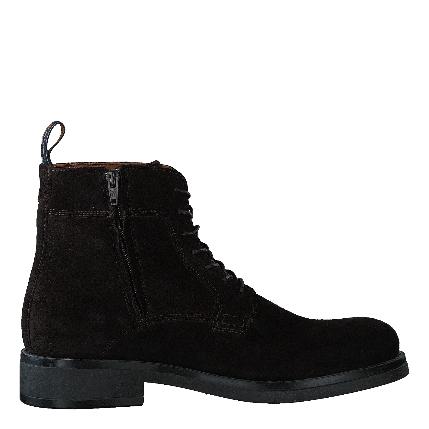 Brookly Mid Lace Boot Dark Brown