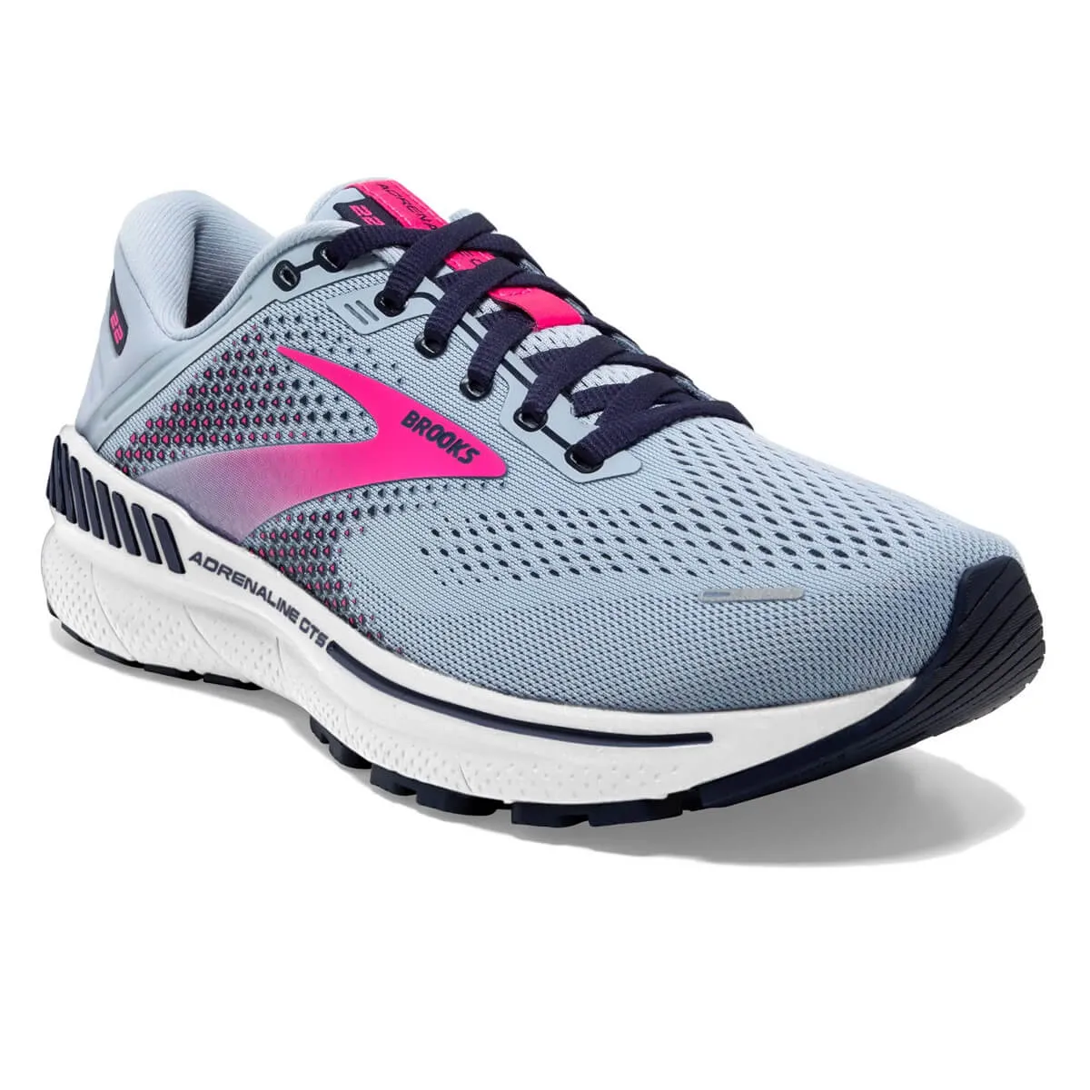 Brooks Adrenaline GTS 22 Womens | Kentucky Blue/peacoat/pink