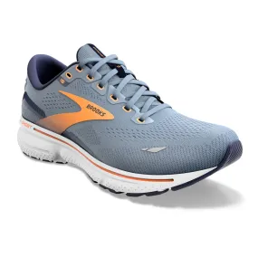 Brooks Mens Trainer Ghost 15 Flintstone/Peacoat/Orange Pop