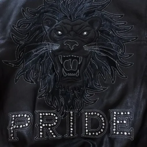 Buy Best Style Of Fashion Genuine Pelle Pelle Pride Studded Black Jacket