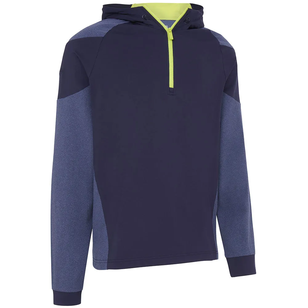 Callaway Long Sleeve 1/4 Zip Hoodie - Peacoat