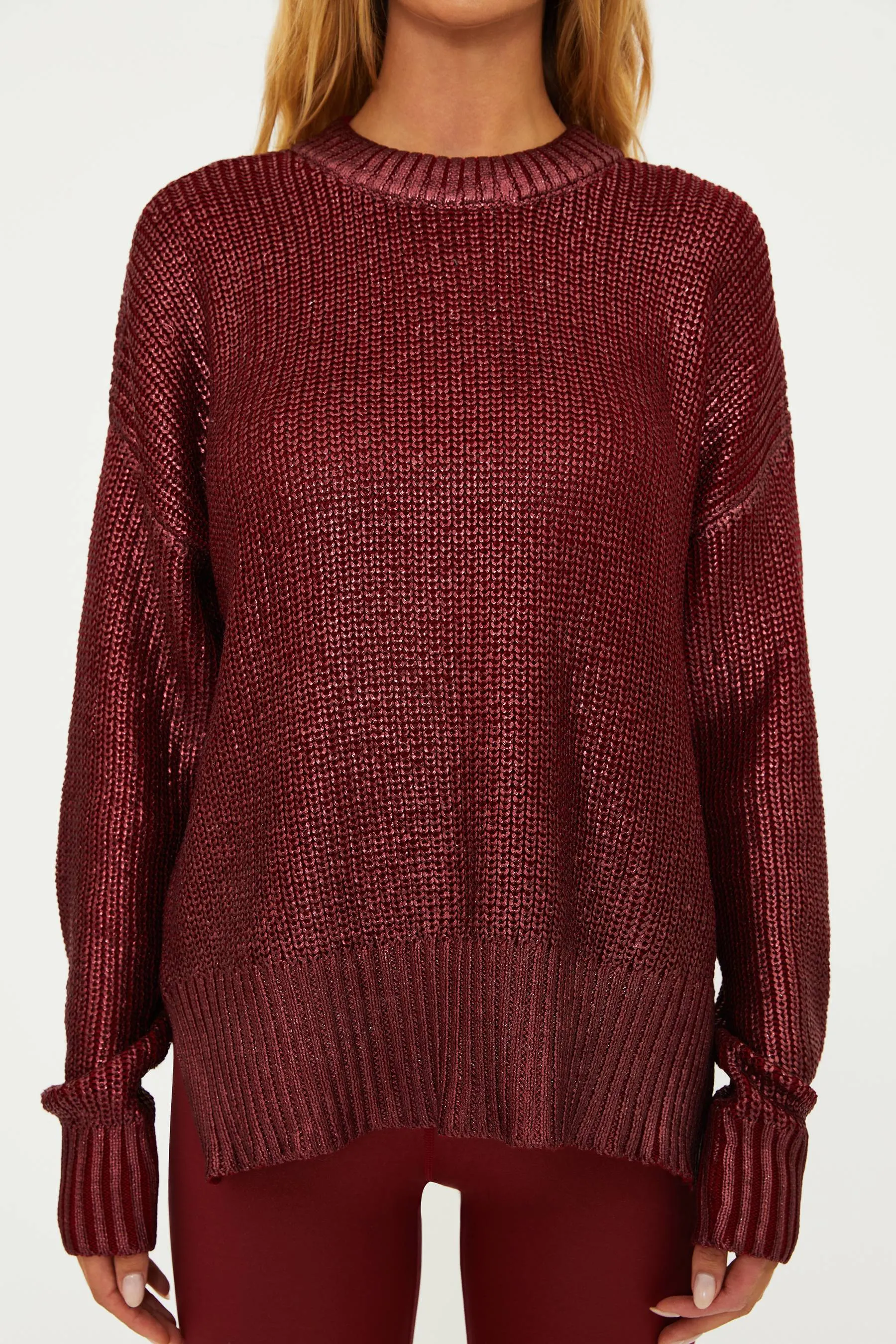 Callie Sweater Merlot Shine