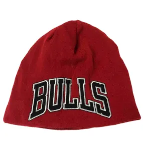 Chicago Bulls Adidas "Bulls" Acrylic Knit Reversible Skull Beanie Hat Cap