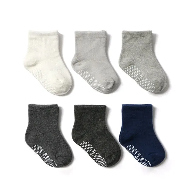 Children's Cotton Anti-Slip Socks