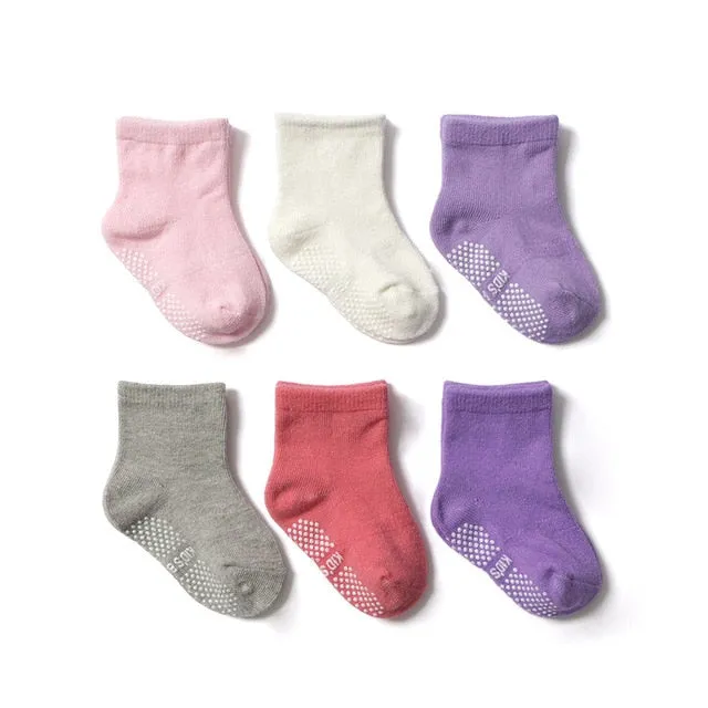 Children's Cotton Anti-Slip Socks