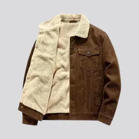 Classic casual men's corduroy coat