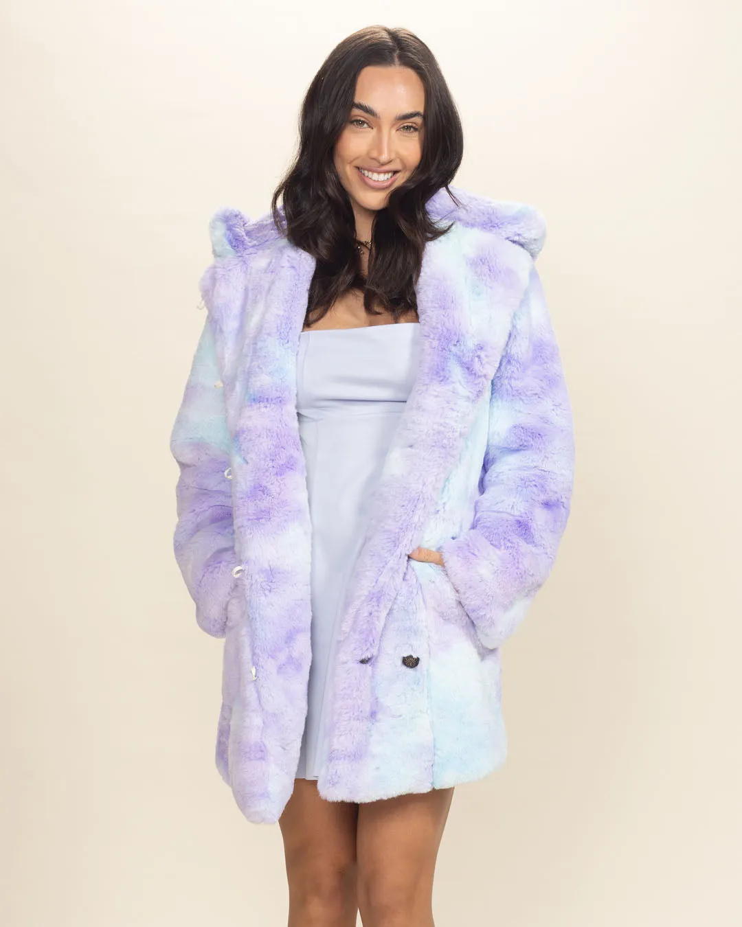 Classic Women's Faux Fur Coat | Mer-Kitty