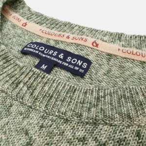 Crew Neck Jumper - Green