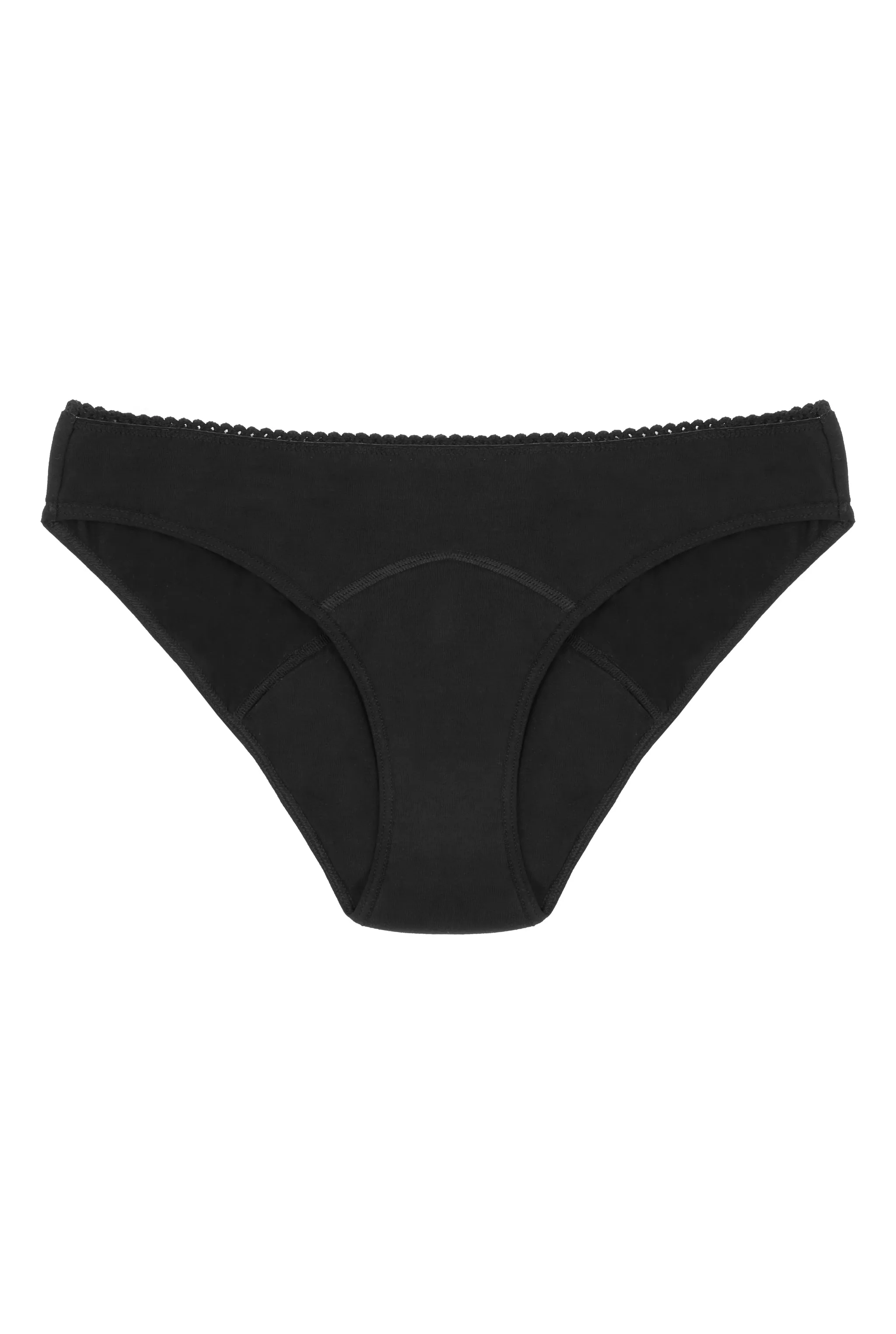 Culotte menstruelle - Flux moyen | Pirate Black