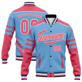 Custom Jacket Bomber Full-Snap Varsity Letterman Personalized Jacket FZ005-D023003-3