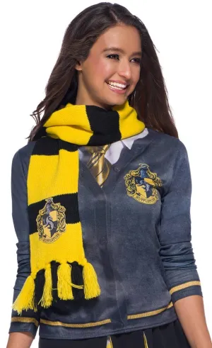 Deluxe Knitted Hufflepuff Scarf Costume Accessory