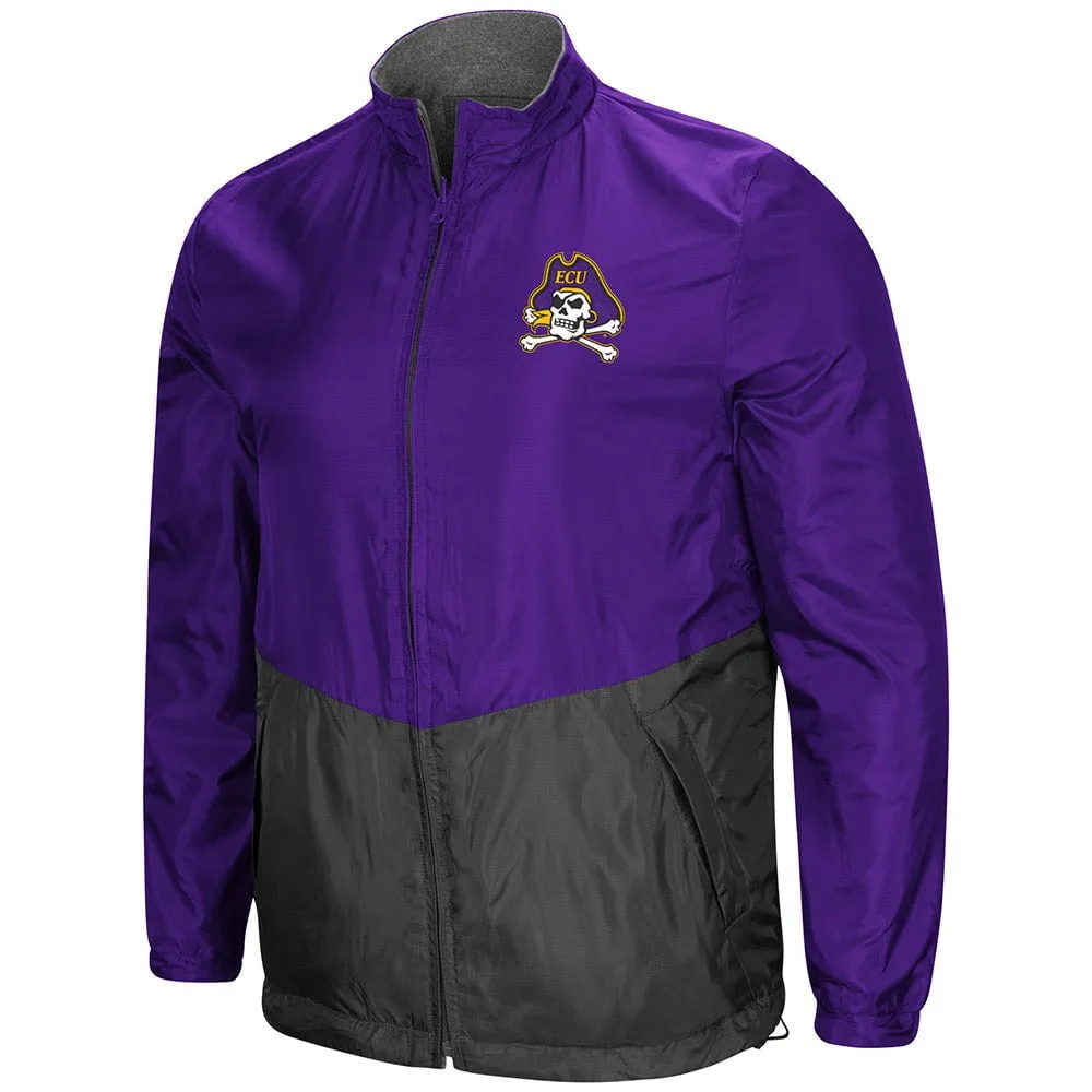 East Carolina Pirates "Halfback" Reversible Polar Fleece/Rain Jacket