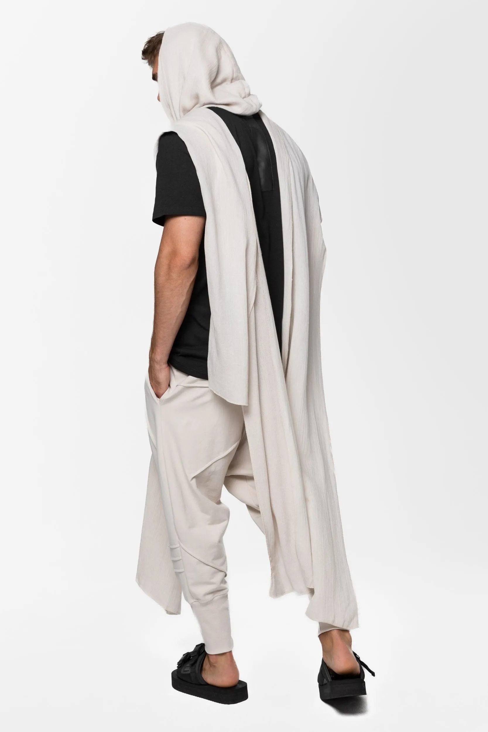 Fluid muslin scarf