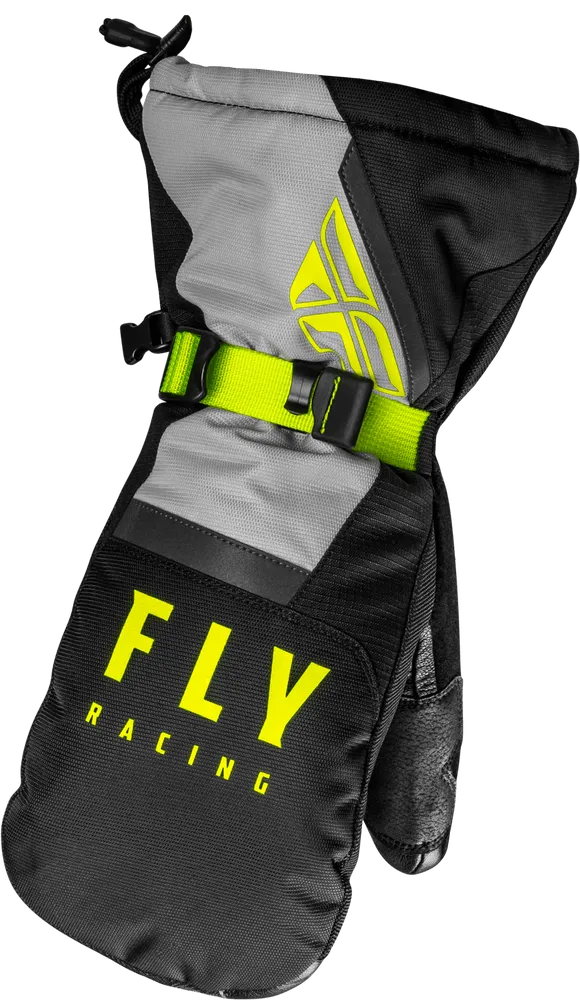 Fly Racing Cascade Mittens Black/Grey/Hi-Vis