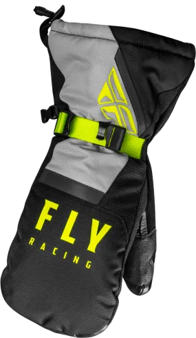 Fly Racing Cascade Mittens Black/Grey/Hi-Vis