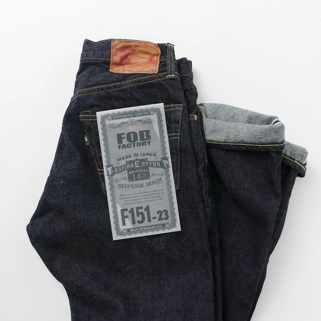 FOB FACTORY / F151-23 5P selvage jeans