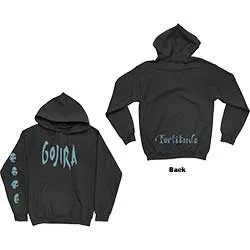 Gojira Unisex Pullover Hoodie: Fortitude Faces (Back & Sleeve Print)