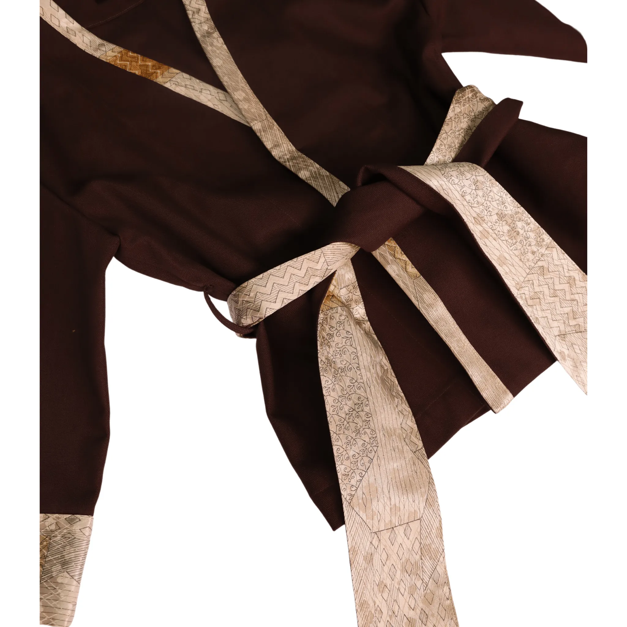 Gold-Kimono Jacket(Brown)