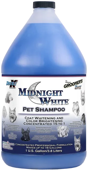 Groomer's Edge Midnight White Shampoo - Gallon