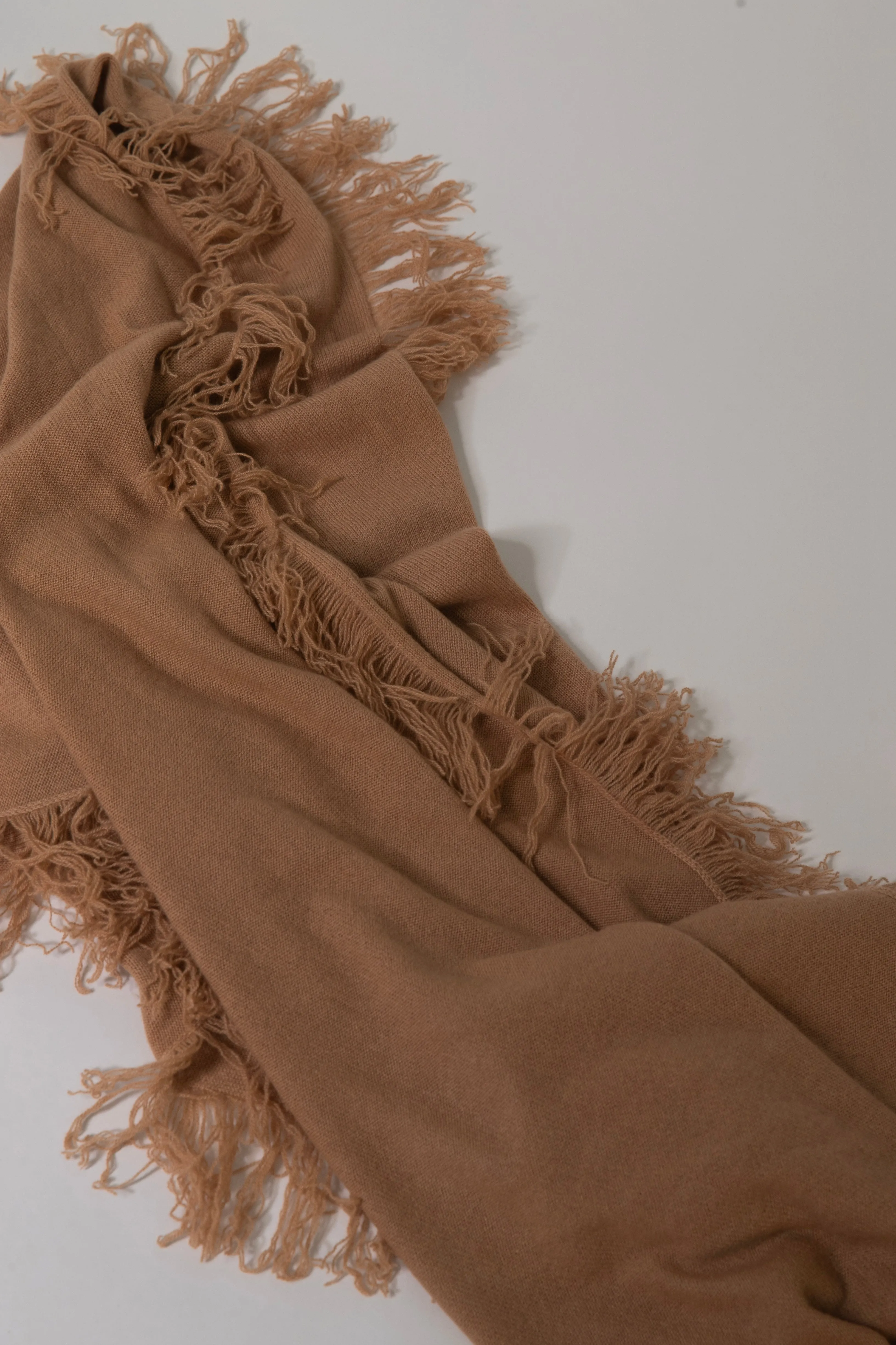 Harpers Emporium Cashmere Fringe Scarf in Prairie