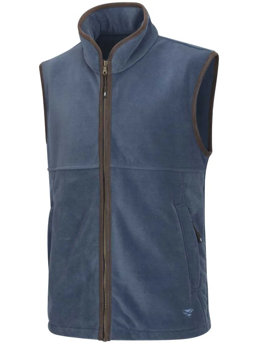 HOGGS OF FIFE Stenton Technical Fleece Gilet - Mens - Slate Grey