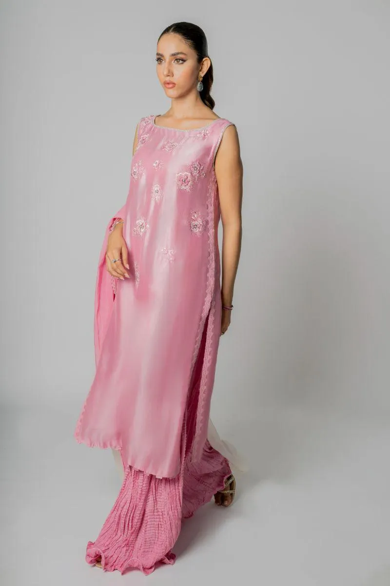 Insia Sohail - Rosita - Pink - Sheesha Silk