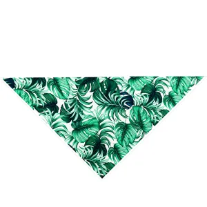 Jungle – Monstera White / Green Scarf (Off-White)