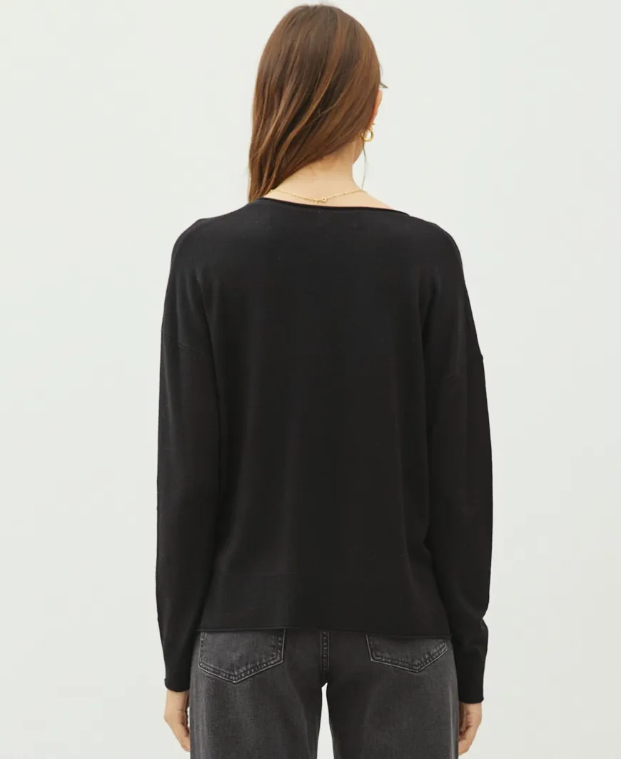 Justine Black Sweater