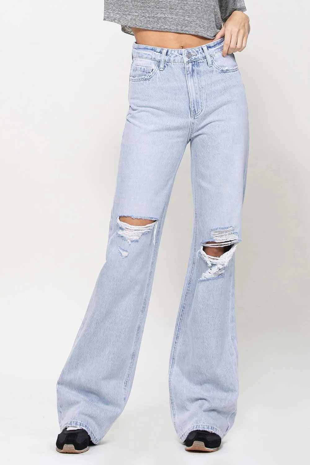 Leslie 90s Flare Hi Waist Jeans by Vervet