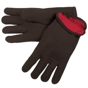 Lined Jersey Cotton Gloves - Large