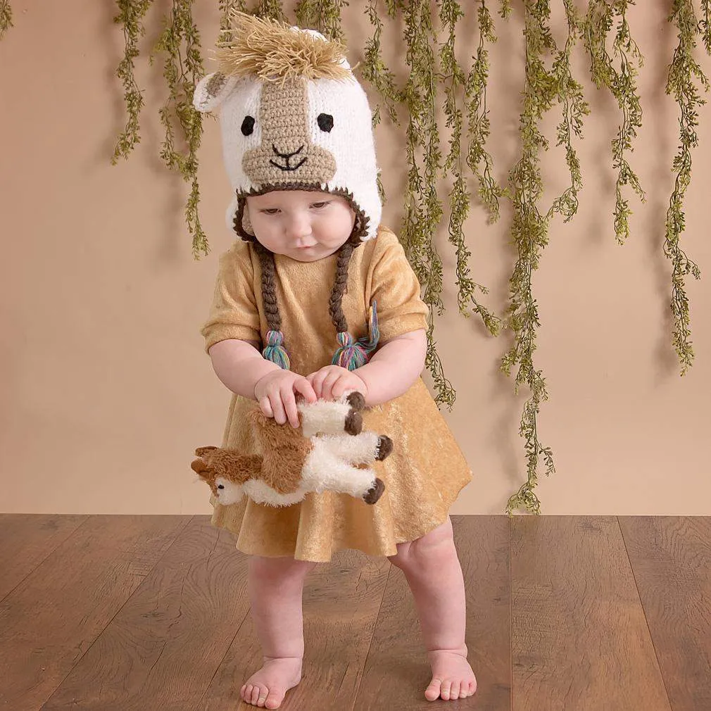 Llama Beanie Hat for Babies, Toddlers & Kids