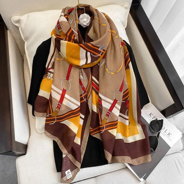 Long Warm Pashmina Wrap Scarf