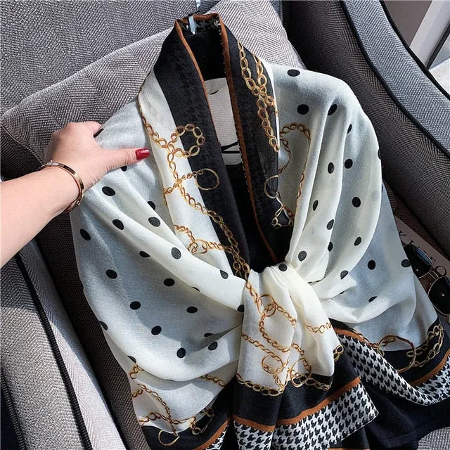 Long Warm Pashmina Wrap Scarf