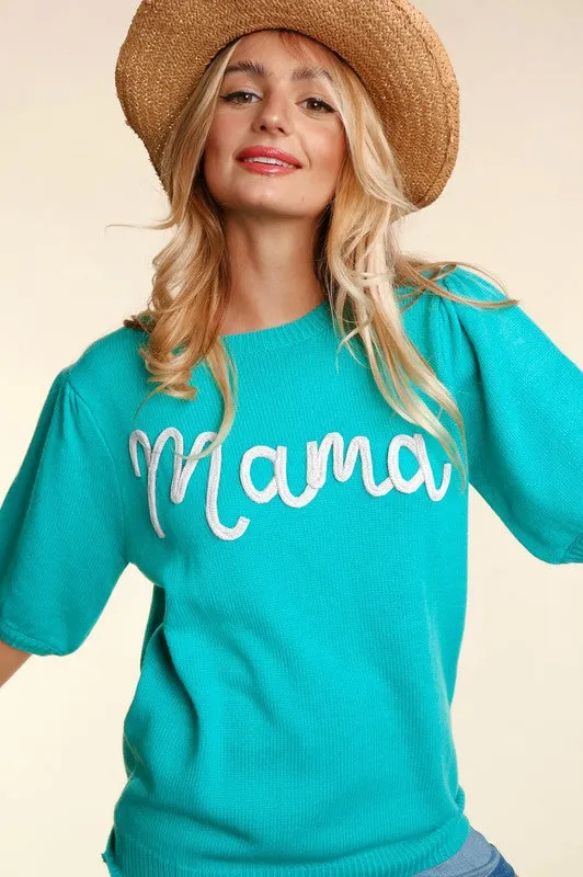 Mama Pop Letters Sweater