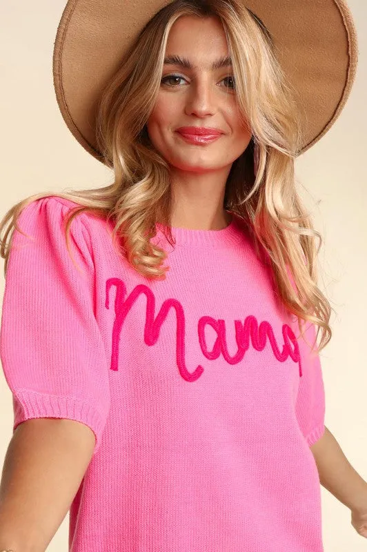 Mama Pop Letters Sweater