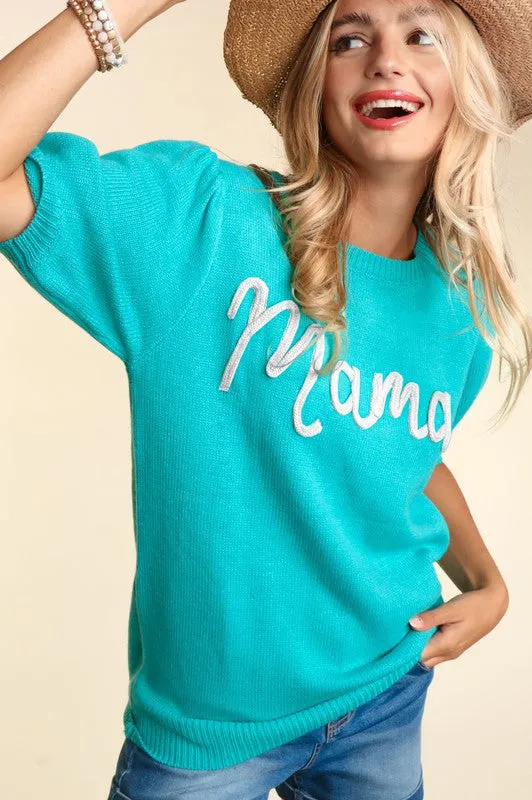 Mama Pop Letters Sweater